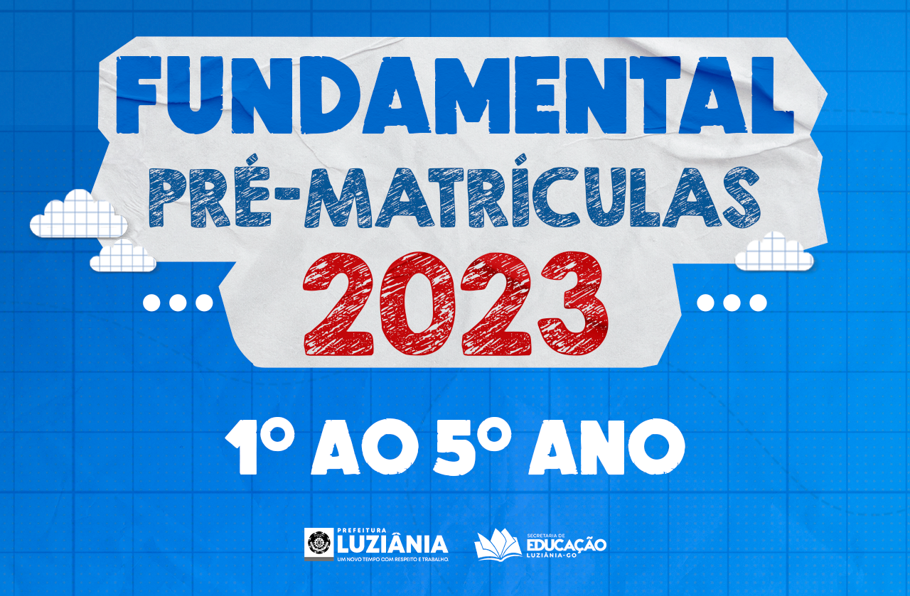 Pré-Matrícula 2023 para novos estudantes – Ensino Fundamental I
