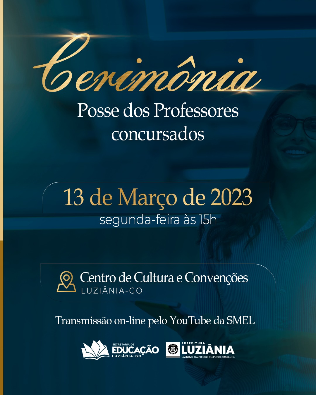 Cerimônia de Posse – Professores aprovados no concurso Nº 001/2022