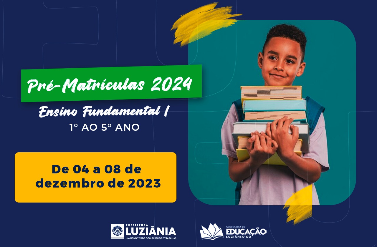 Pré-Matrícula 2024 para novos estudantes – Ensino Fundamental I (1º ao 5º ANO) – Resultado Final