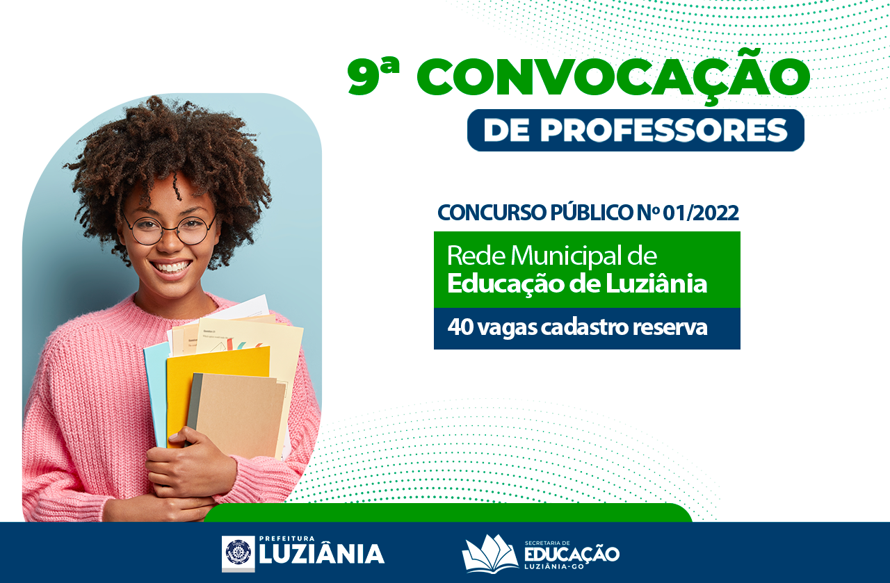 9º Convocação Professores – Concurso Público 01/2022