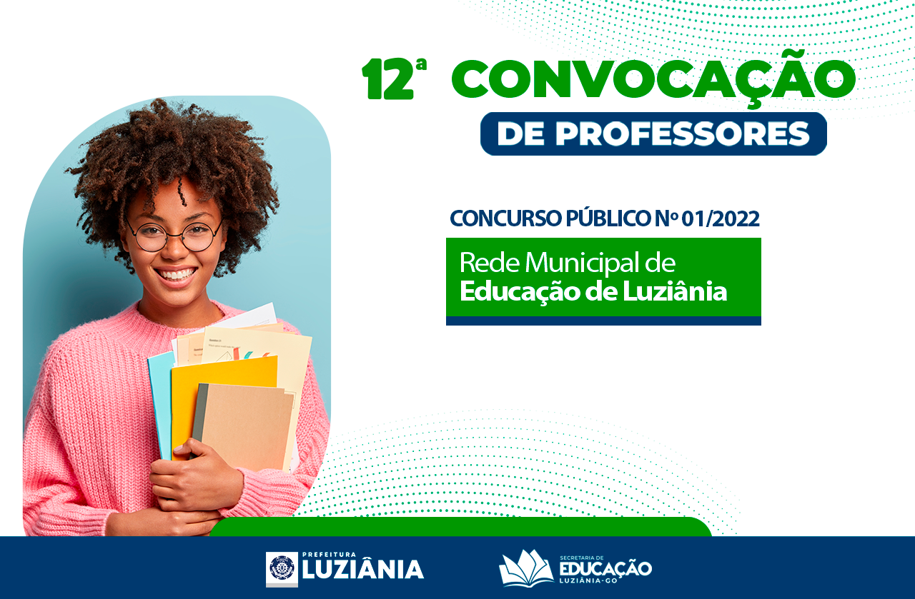 12º Convocação Professores – Concurso Público 01/2022