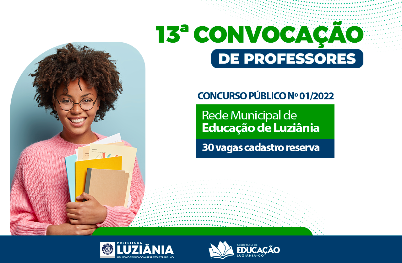 13º Convocação Professores – Concurso Público 01/2022