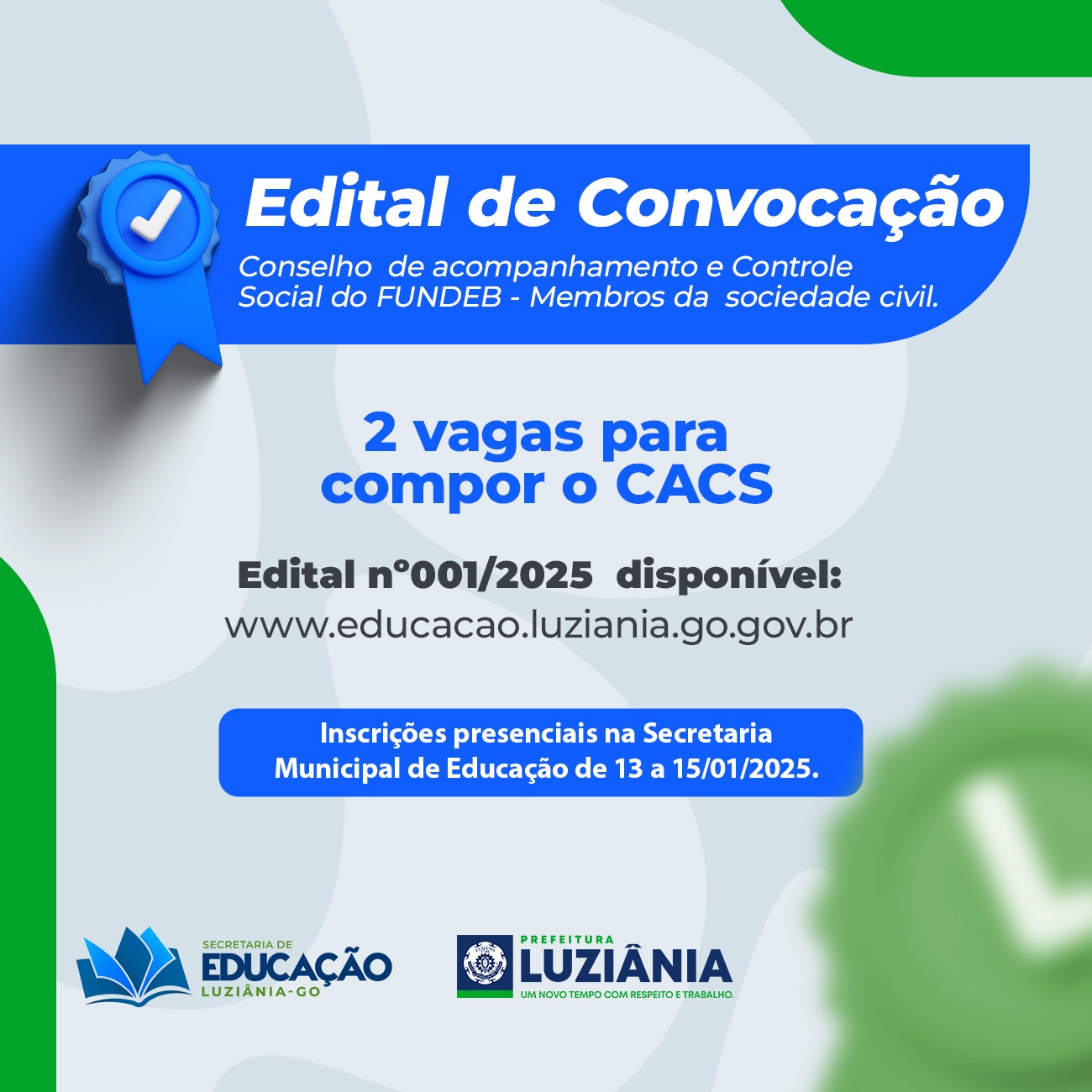 EDITAL DE CONVOCAÇÃO CACS