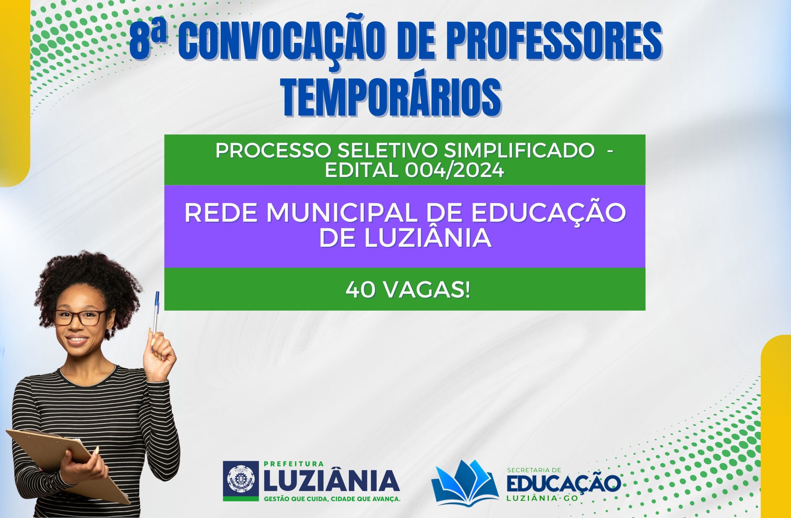 8ª convocação  para o Edital 004/2024- Professores Temporários