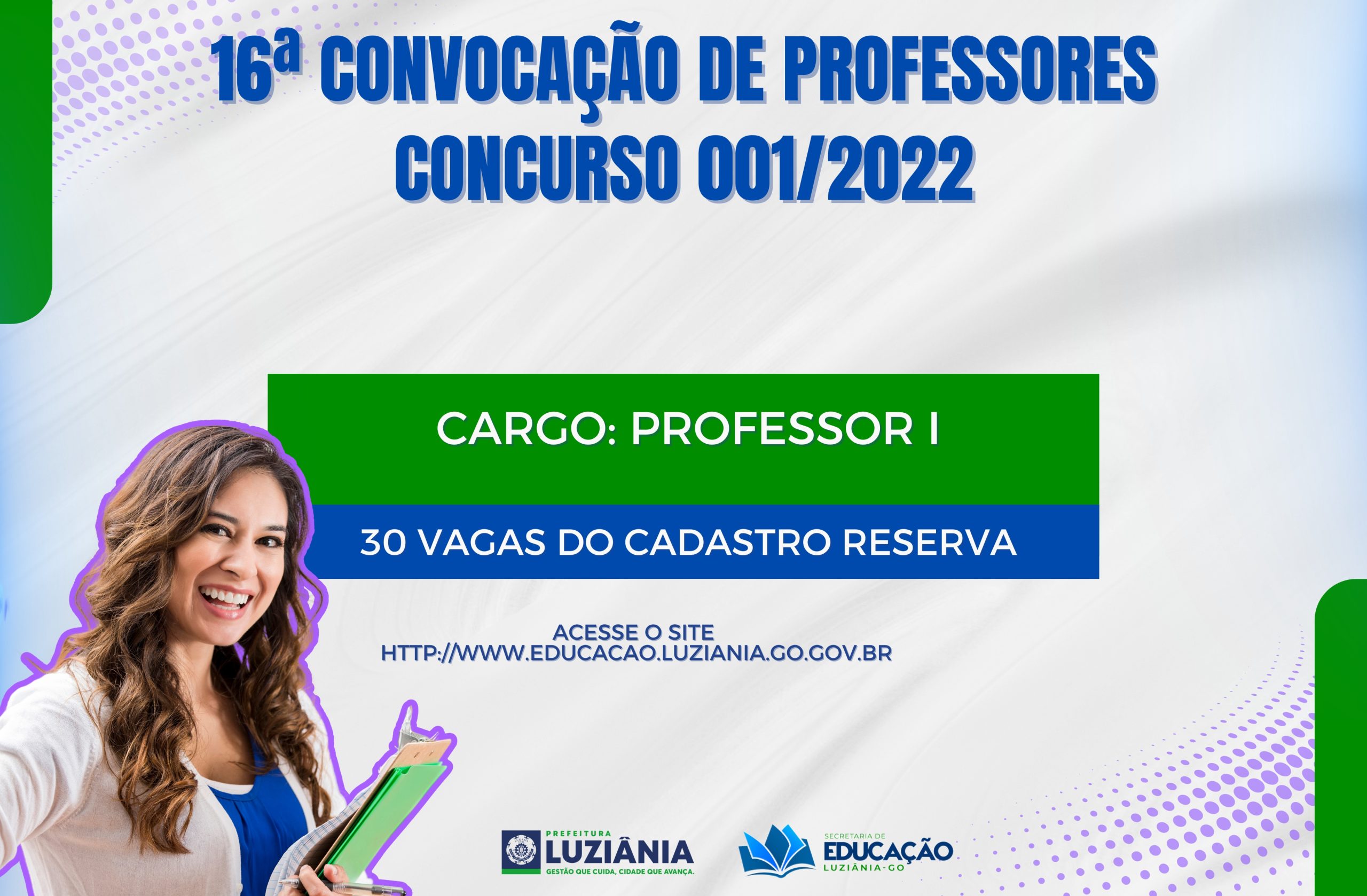 16º CONVOCAÇÃO PROFESSORES – CONCURSO – 001/2022