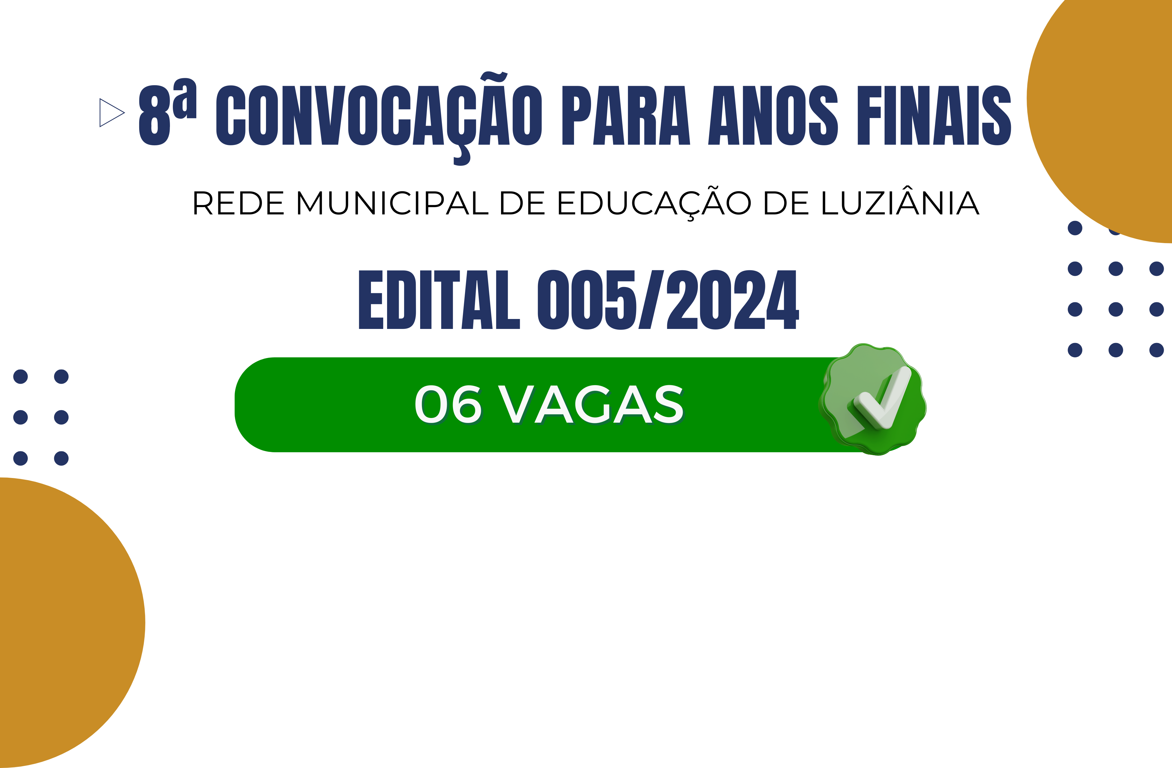 8ª convocação PARA ANOS FINAIS-EDITAL 005/2024