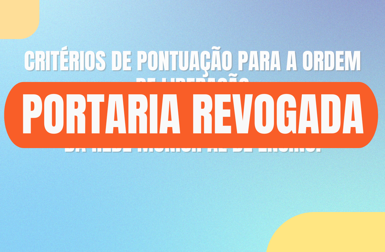 Portaria Nº 663 Revogada