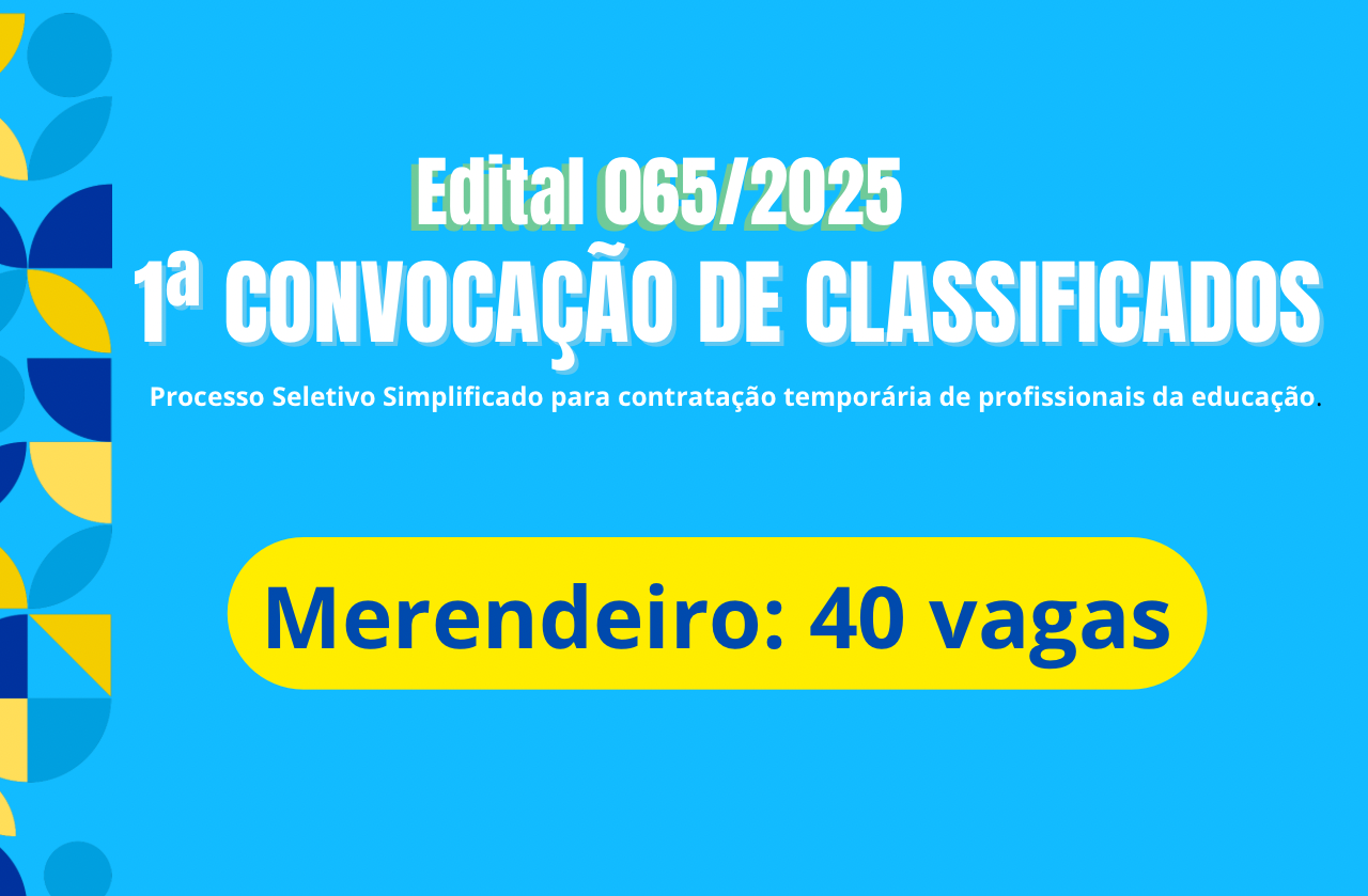 EDITAL N° 01/2026 DE CONVOCAÇÃO DE CLASSIFICADOS